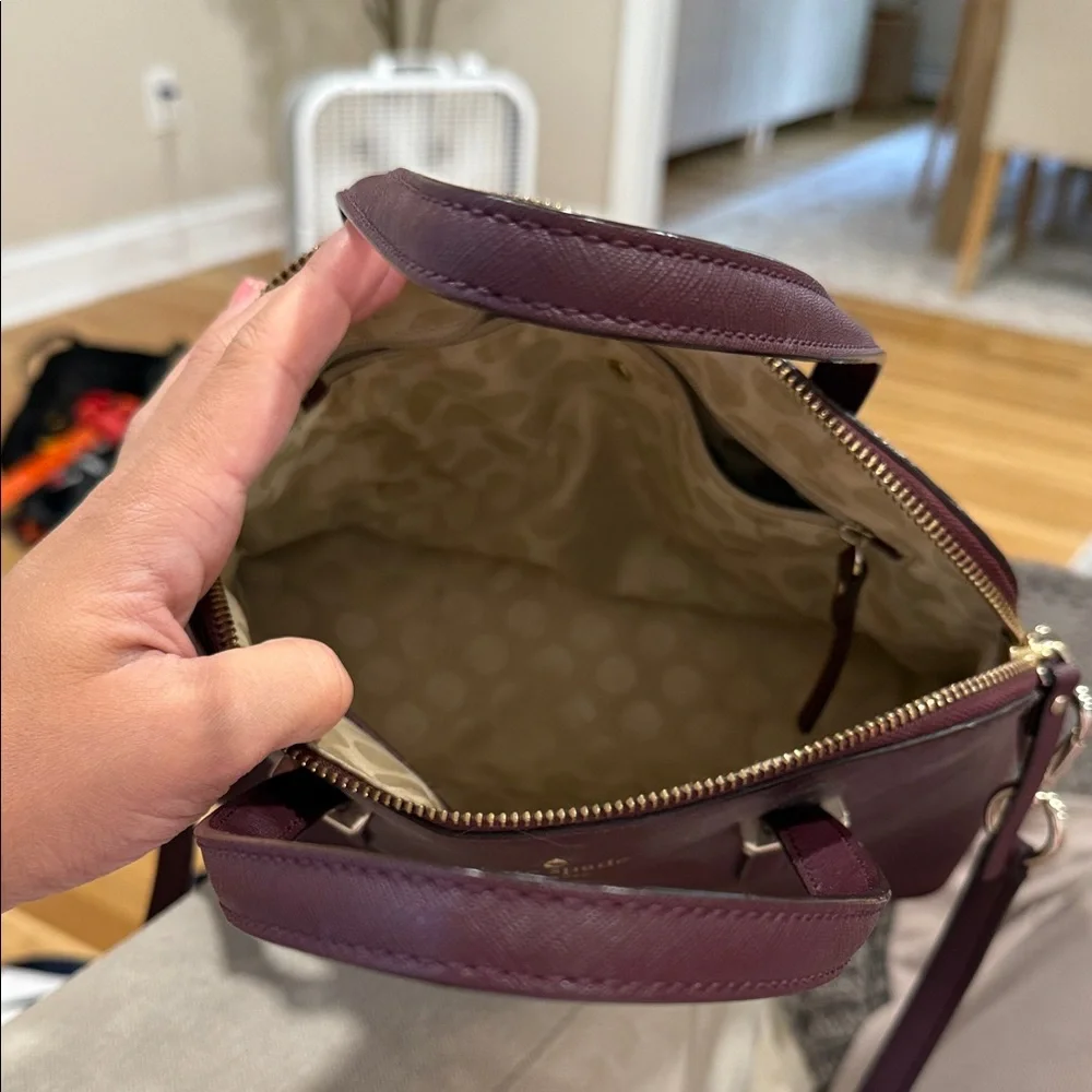 Kate Spade Plum Satchel Bag - Picture 3 of 6